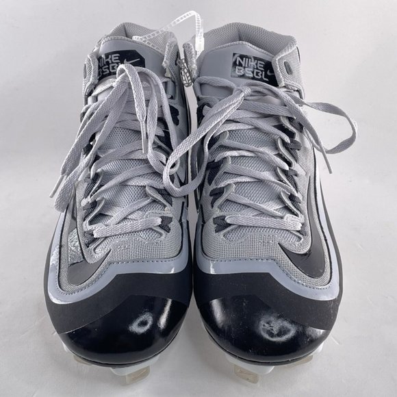 Nike Huarache 2k Filth Pro Metal Baseball Cleats Black Gray 807128-001 Size 7.5 - Picture 3 of 7